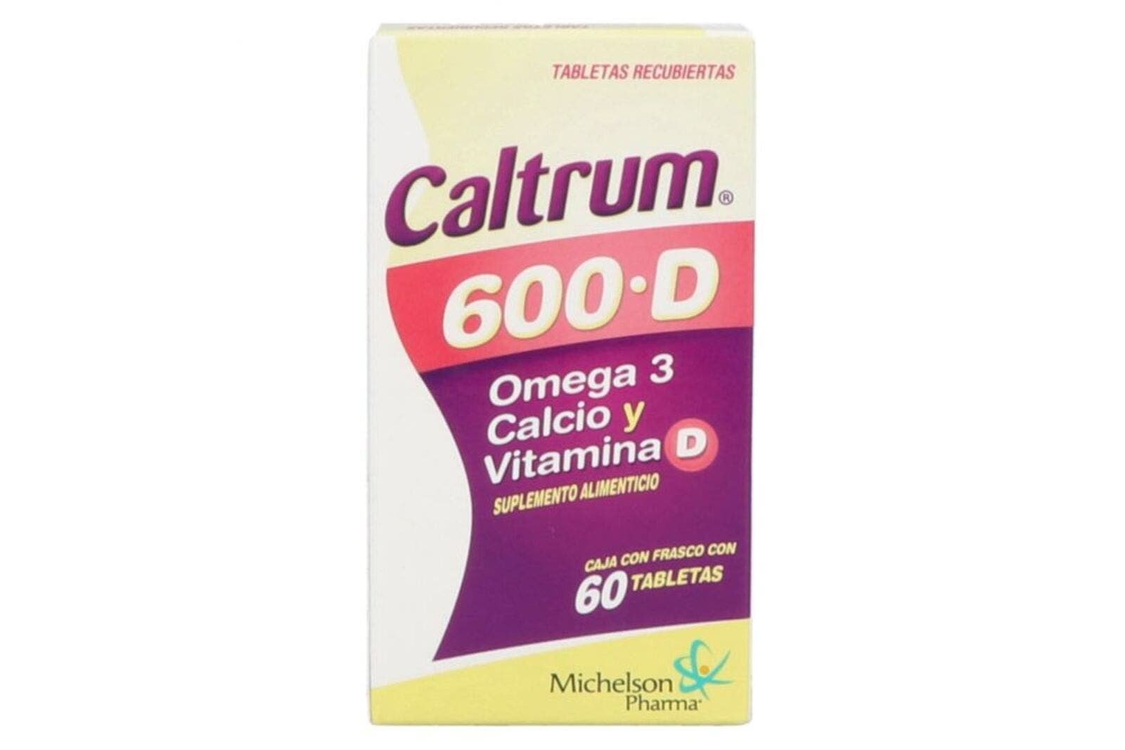Caltrum 600+D 60 Tablets Recubiertas