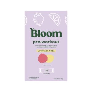 Bloom Pre Workout Limonada Pink 14 Sachets