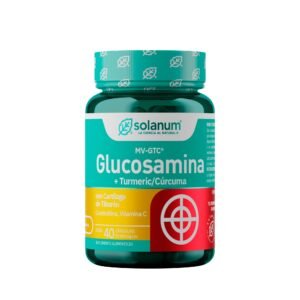 Solanum MV GTC Glucosamina Bote with 40 Capsules 600 mg c/u.