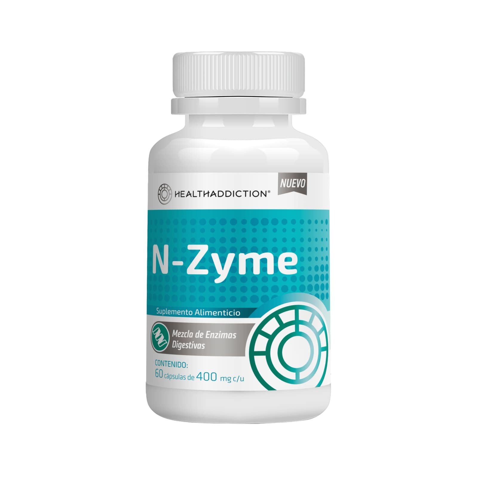 Healthaddiction Enzimas digestivas Nzyme 60 Caps