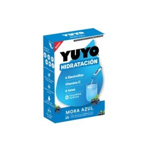 Yuyo Powder for Bebidas Flavor Mora Blue 10 pcs