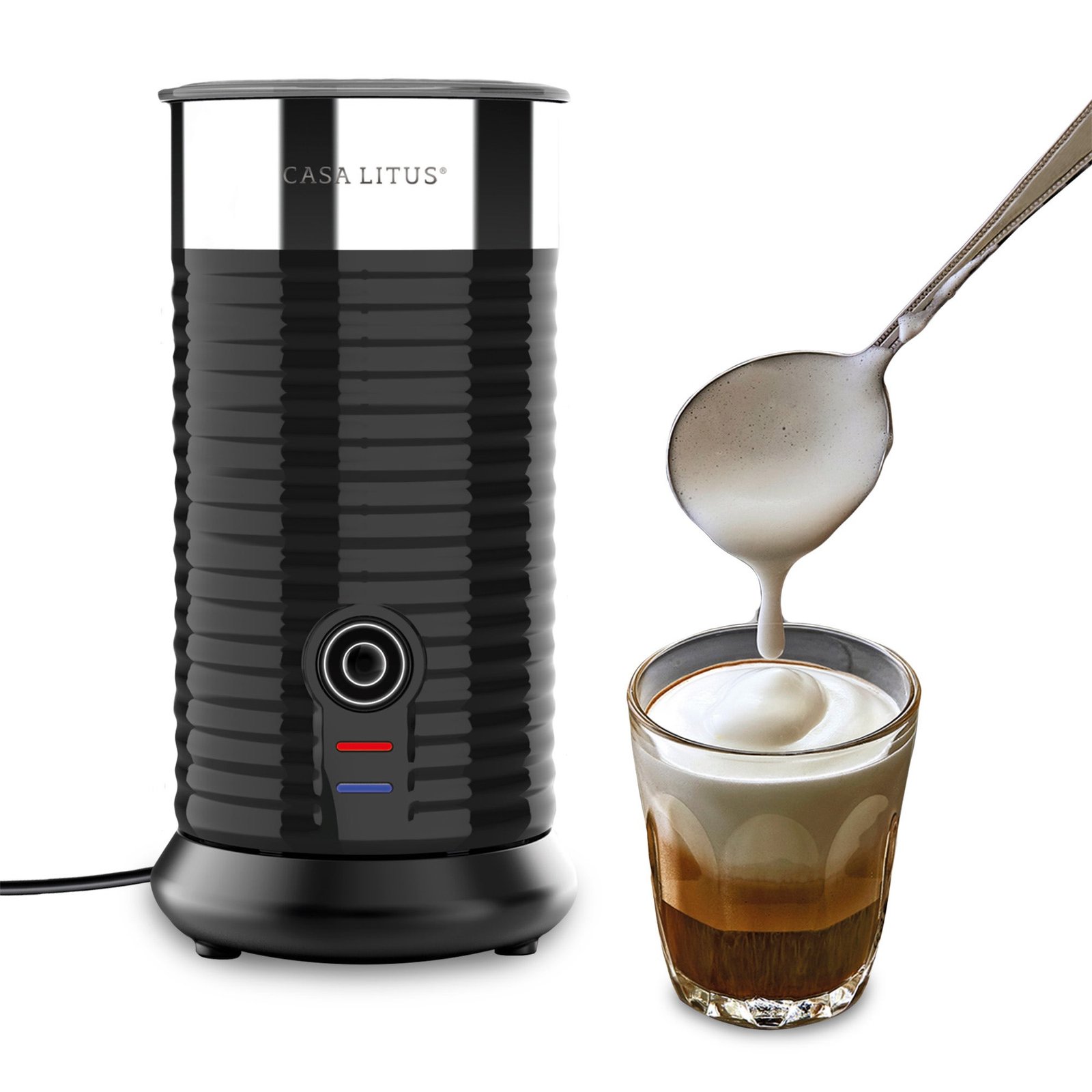 Espumador Milk Electric Stainless Steel for Capuchino, Latte & Plus