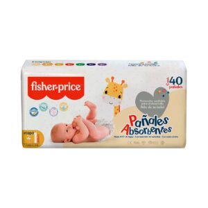 DIAPER FISHER PRICE Stage 1 Unisex 40 Pieces