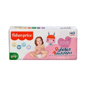 DIAPER FISHER PRICE Stage 4 Girl 40 Pieces