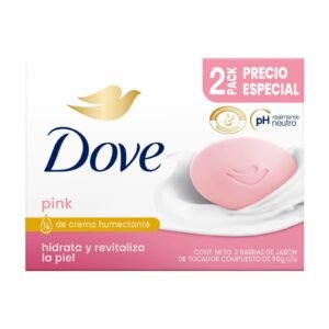 Soap Dove Pink 2 Pack 90g
