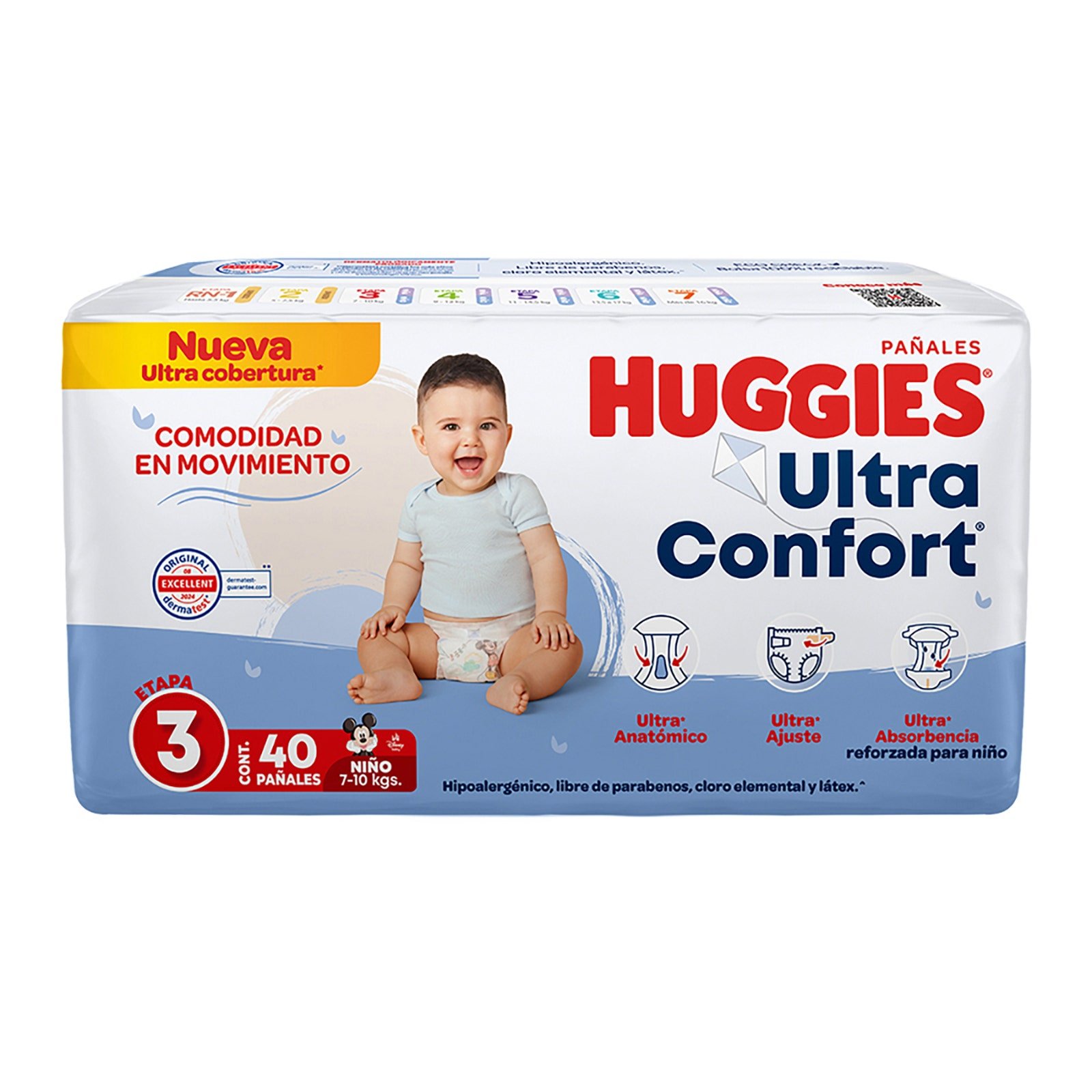 Diaper Huggies Ultraconfort Stage 3 Boy 40 pcs