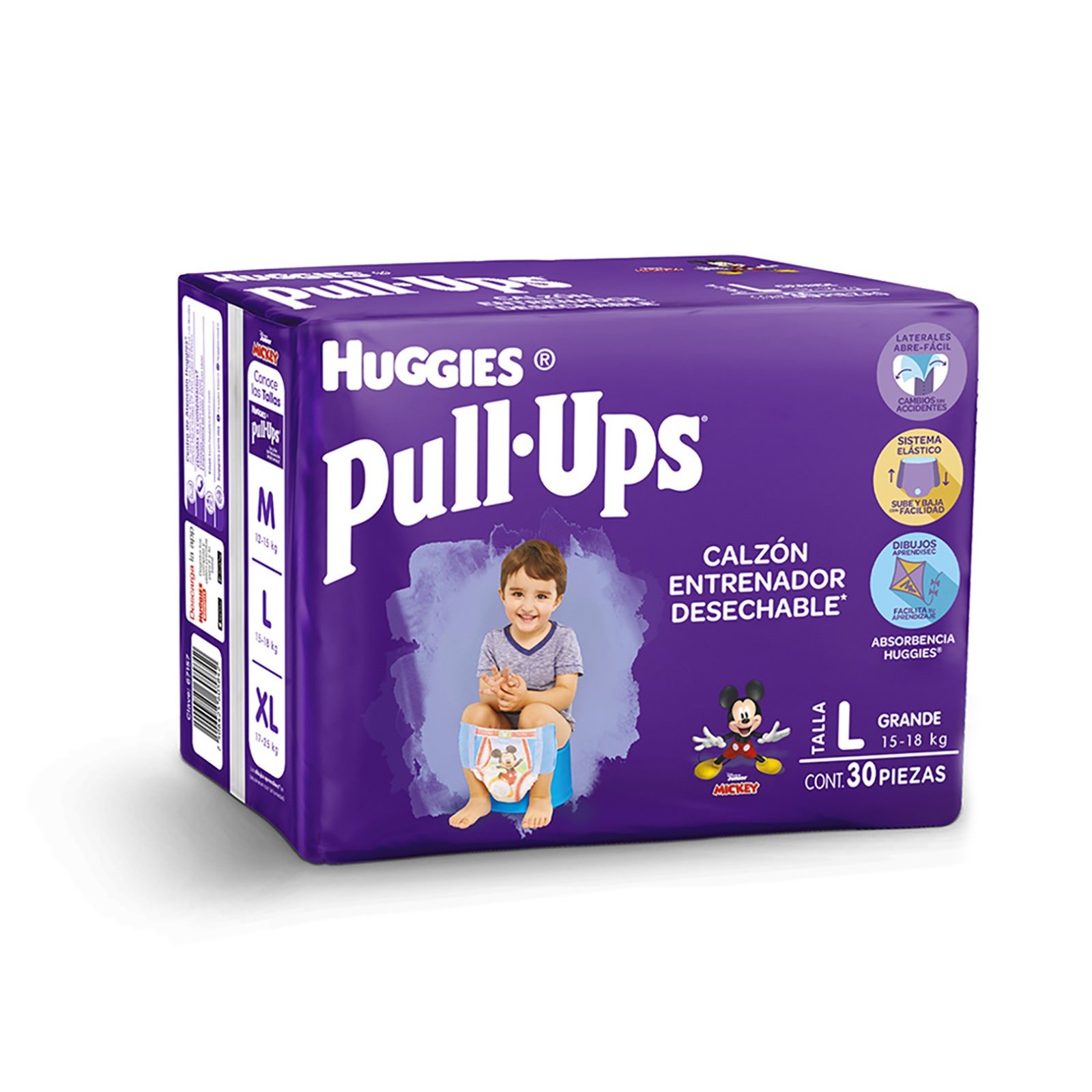 Calzon Trainer Huggies Pull Ups Large Boy 30 pcs