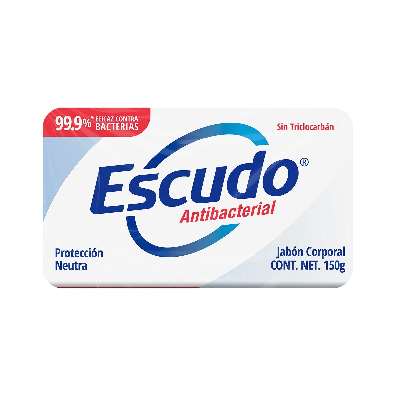 Soap Escudo Antibacterial White 150 g Barra