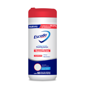 Wipes Desinfectantes Escudo for Superficies Bote 60S