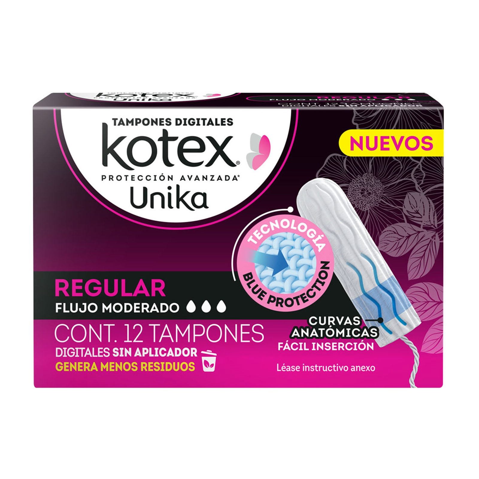 Tampons Kotex Unika Digital Regular 12 pcs