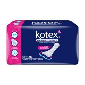 Kotex Pantiprotectores Maxi, Extra Largos Use Diario 28 Pieces