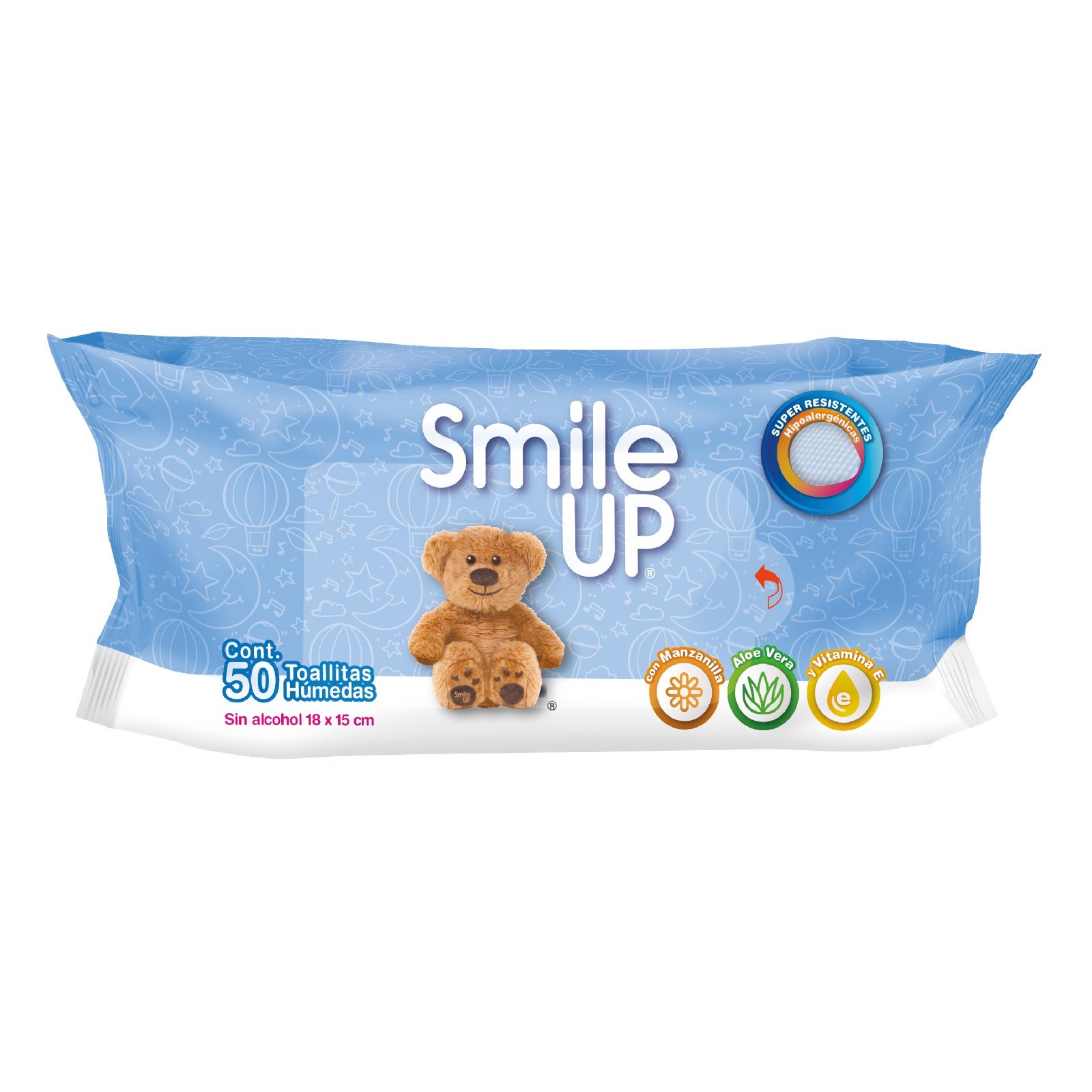 Wet Wipes Smile Up 50 Pieces