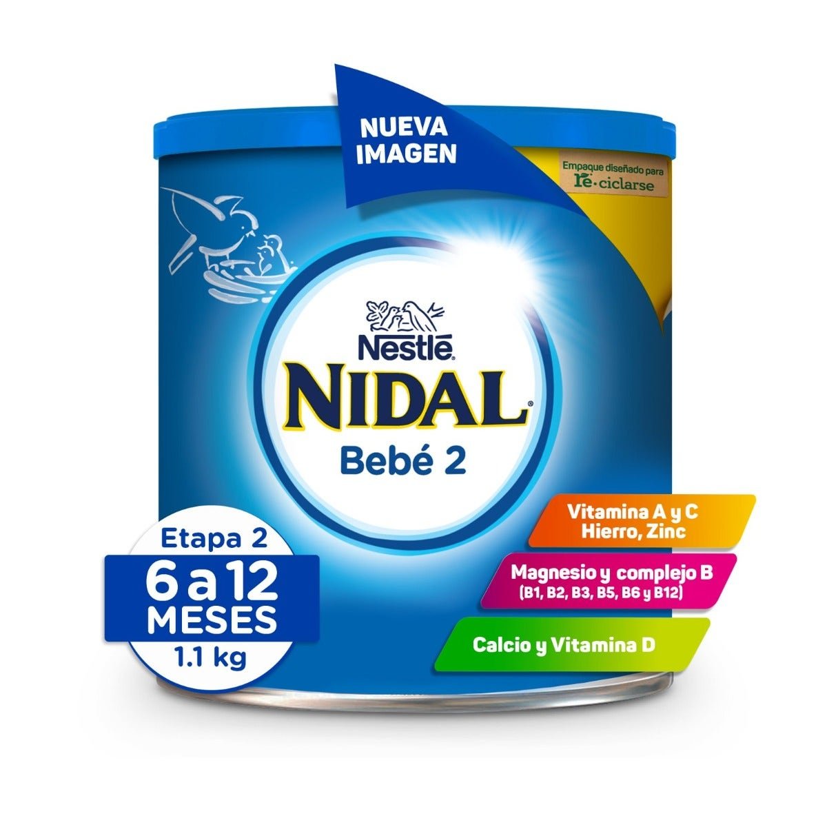 Nidal Formula Kids, Stage 2, Can 1.1 kg