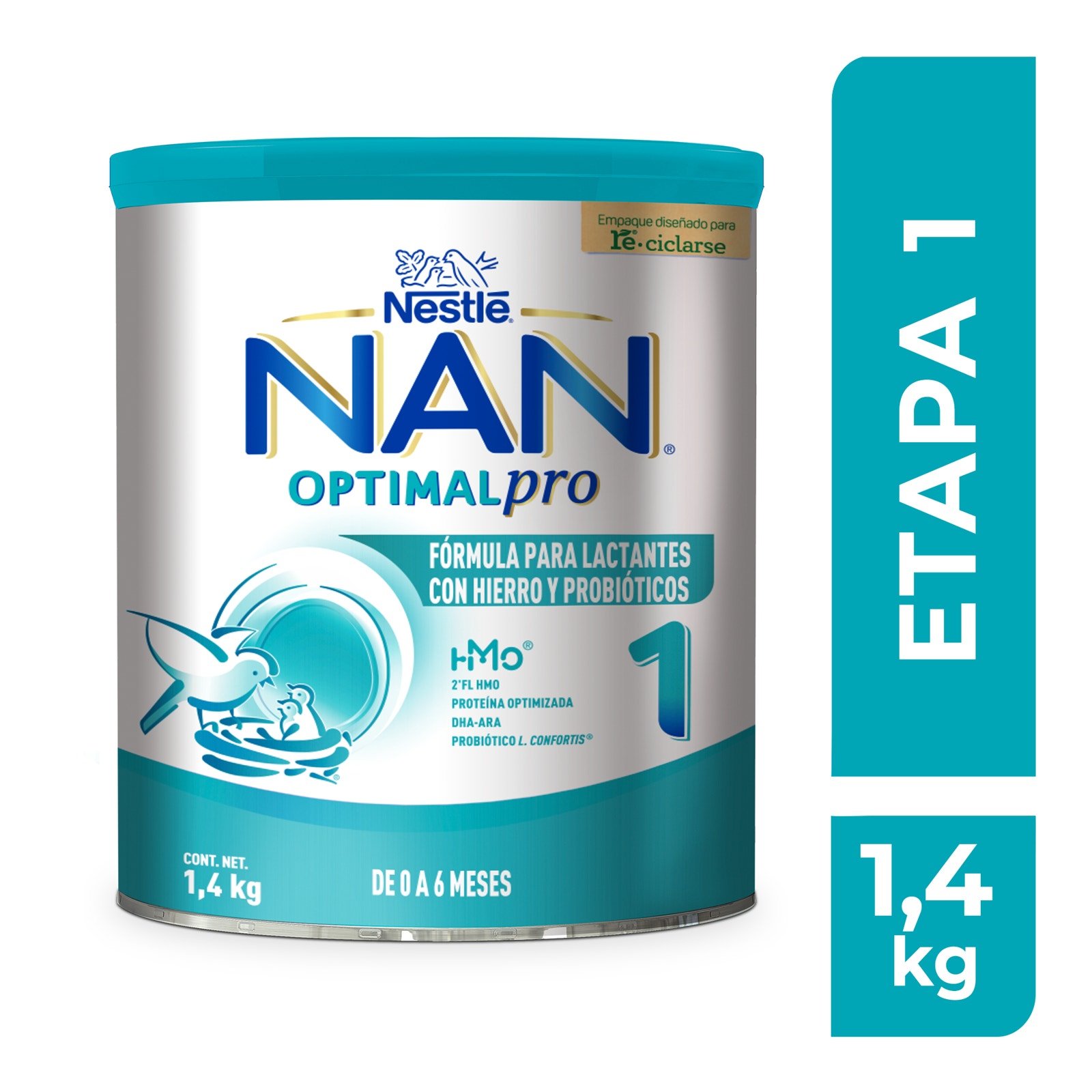Infant Formula with Iron & Probiotics NAN Optimal Pro 1 Can 1.4 kg