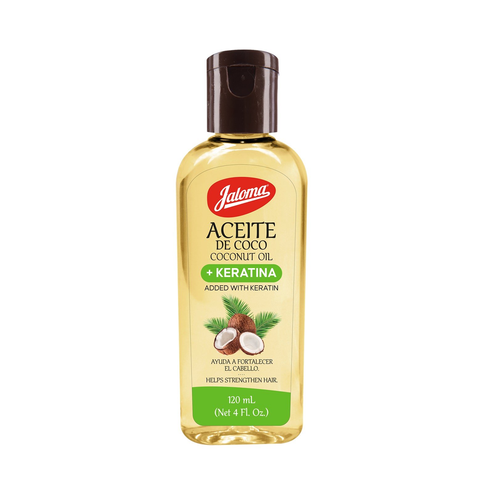 Jaloma Oil Coconut Bottle Pet 120 ml.
