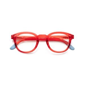 Reading Glasses with Filter Light Blue B+D Blue Ban Readers Color Red Diopter +2.00