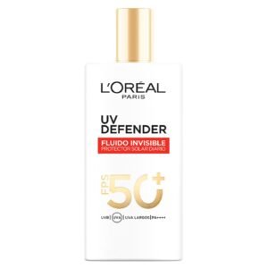 L'Oreal Cream Facial Uv Defender Fluido Invisible SPF 50, 40 g