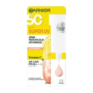Garnier Super Uv Sunscreen Facial Fluido Acabado Luminoso 40 ml