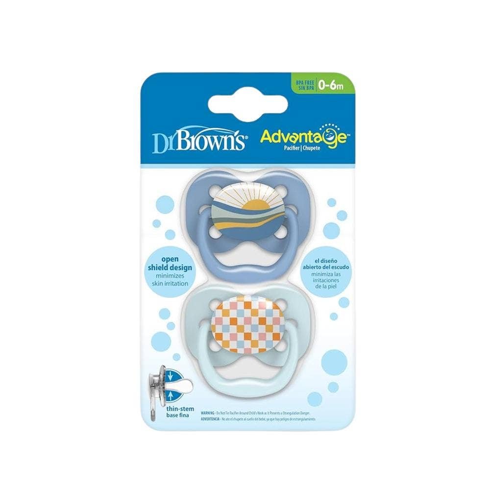 Pacifier advantage Boy Stage 1 2 pack