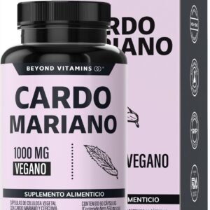 Beyond Vitamins Cardo Mariano Milk Thistle 1000mg with Turmeric 60 Capsules
