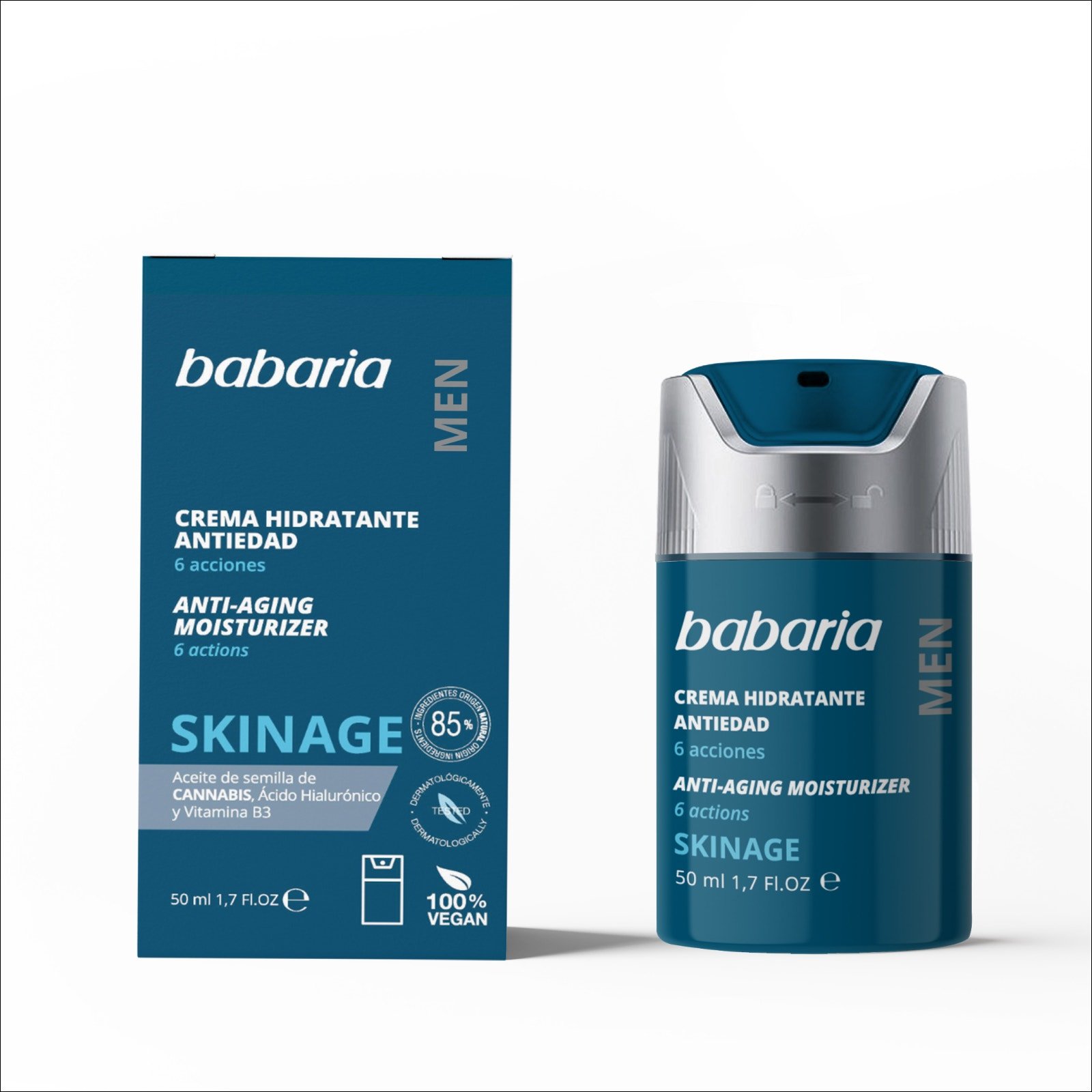 Babaria Cream Moisturizing Anti-Age Skinage Men 50 ml