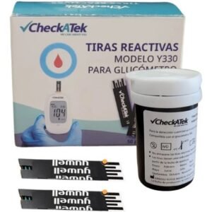 Tiras Reactivas for Glucómetro Gl582 Checkatek Color White