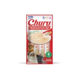 INABA CHURU Premio Cat Flavor Cangrejo 4 tubos