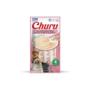 INABA CHURU Premio Cat Tuna Flavor & Salmon 4 tubos (14g c/u)