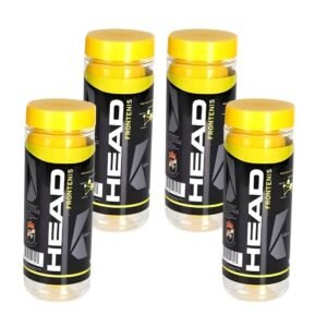 Pack 4 botes 3 pelotas head Frontenis Amarilla