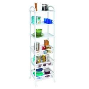 MUEBLE ORGANIZADOR WITH 3 CESTAS & 3 CHAROLAS