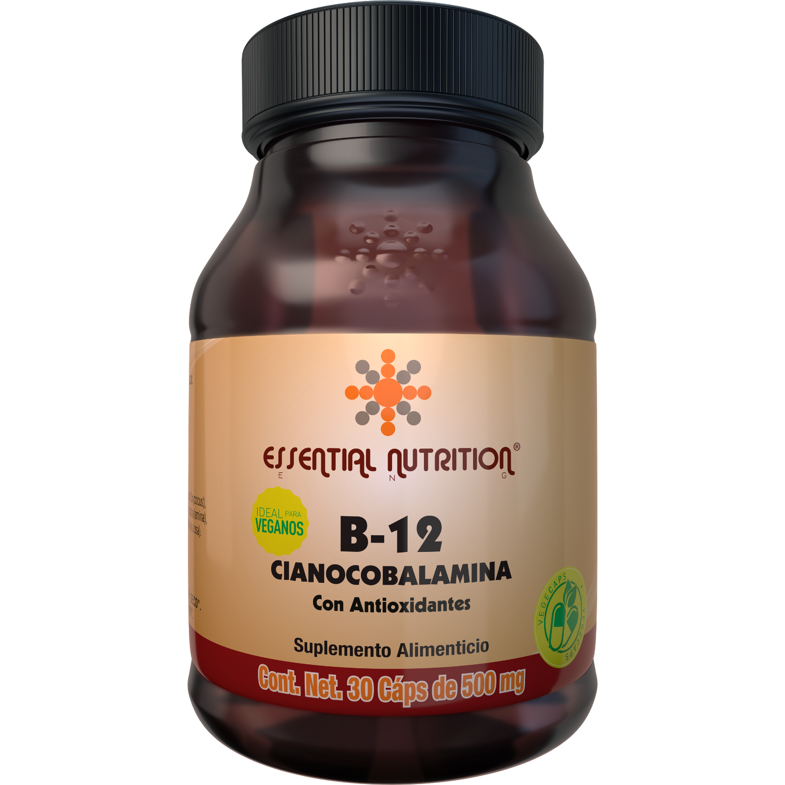 Vitamin B-12 Vegana 30 Capsules 500 mg