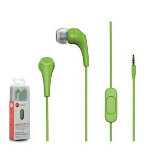 Hands Libres auricular MOTOROLA Earbuds 2 LIME 3.5mm Universal