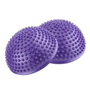 Massage Feet 2Uds Balance Stocking Bola Pods Spiky Púrpura for Therapy Músculo Foot Tejido P