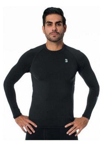 T-Shirt Sports Men Long Sleeve Dryfit Blacksecretsport