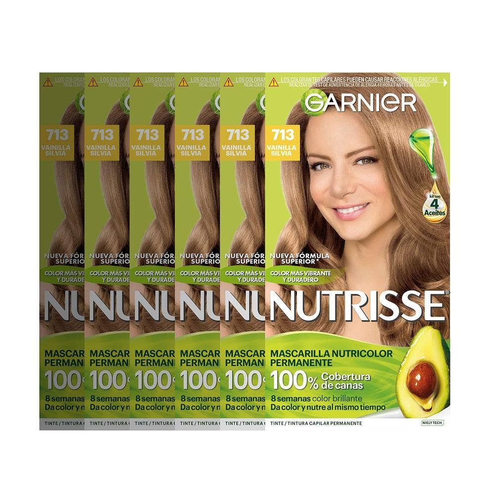 Hair Color Garnier Nutrisse Vanilla Silvia 6 Pack