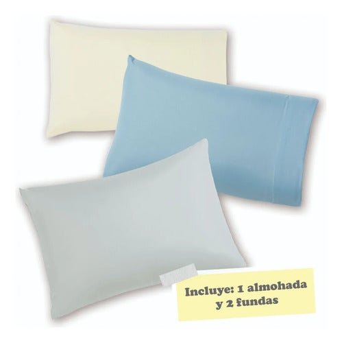 Pillow Descanso Baby Honey Covers Ultra-Soft Cushion Concord Gray Light