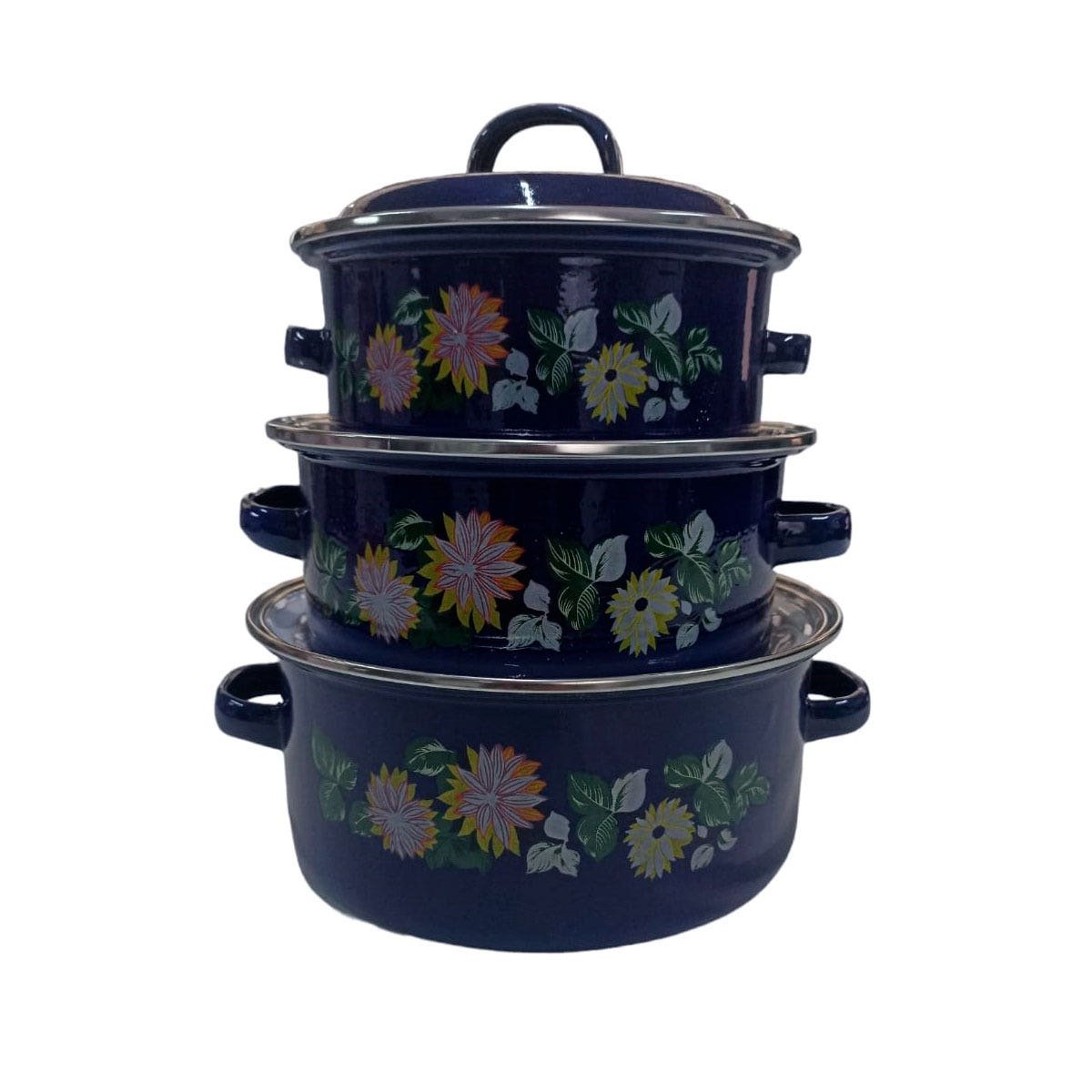Set ollas with Lid Peltre 6 pcs Egipsy Shorbull.