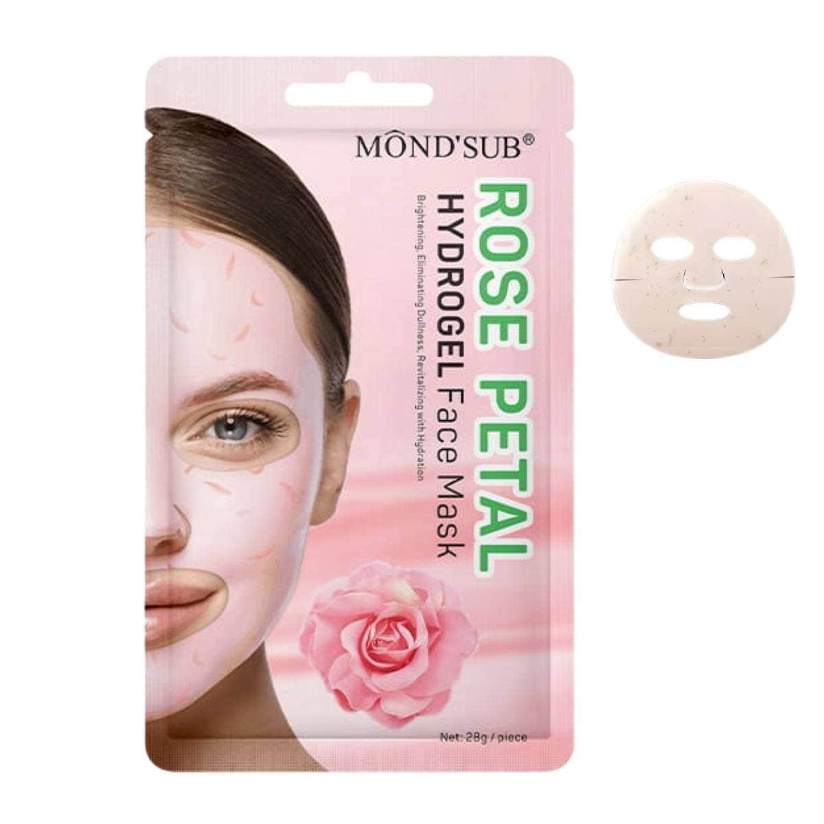 6pack Mônd'Sub Mask Facial Hidrogel Pétalos Pink