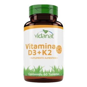 Vidanat Dietary Supplement Vitamin K2 & D3 Vitamin D3 & Vitamin K2 60 Tablets