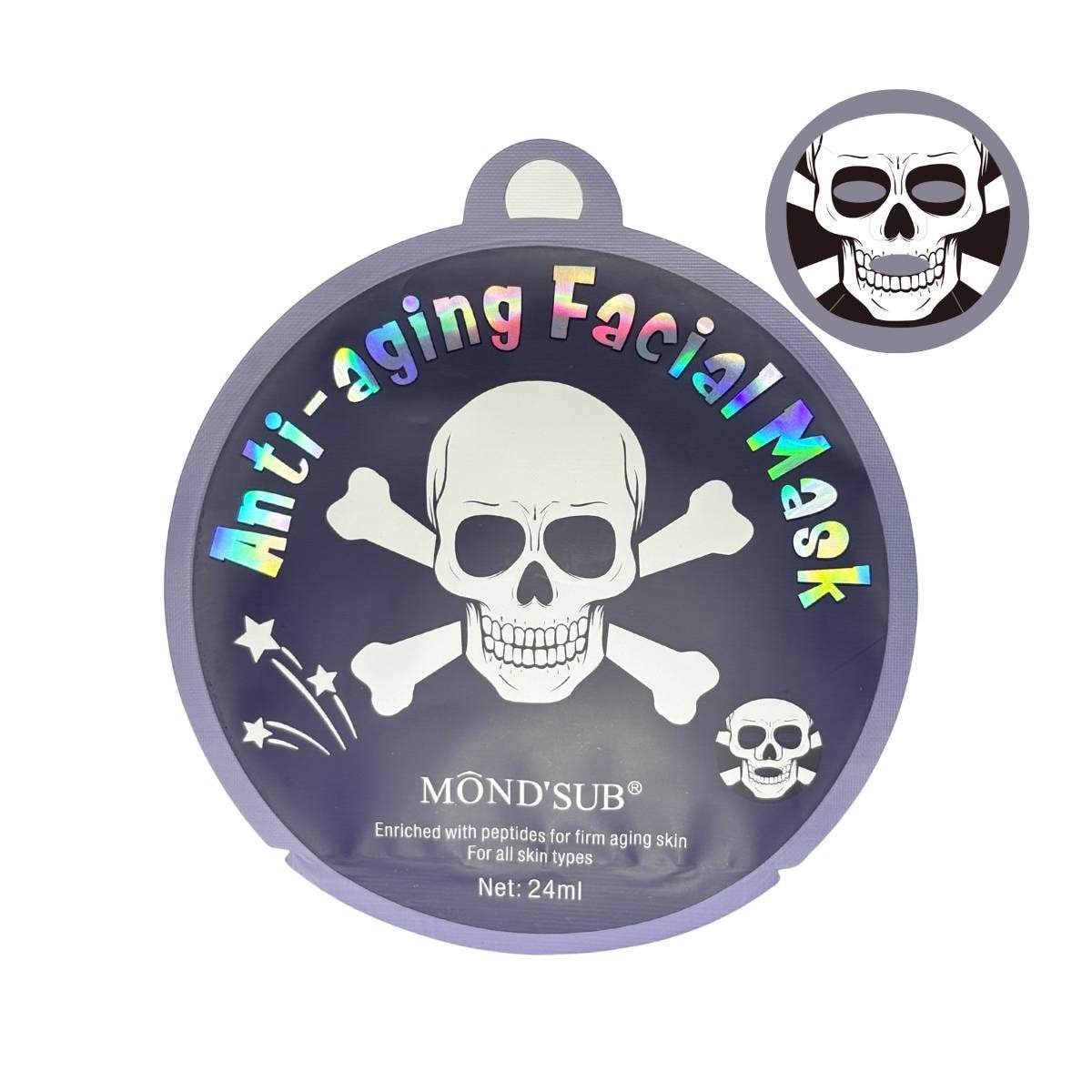 6pack Mônd'Sub Mask Facial Antienvejecimiento (Temporada, Calavera) 24ml