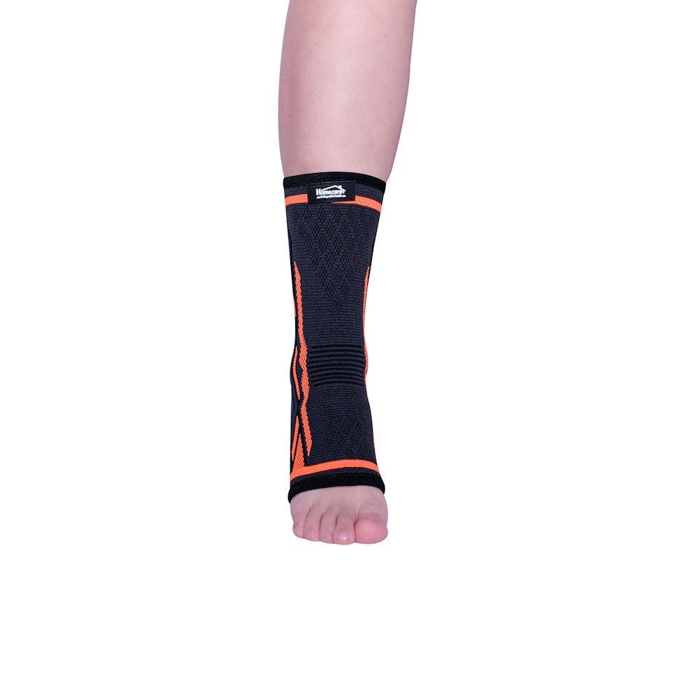 Ankle Support Cerrada Orange Elastic Homecare