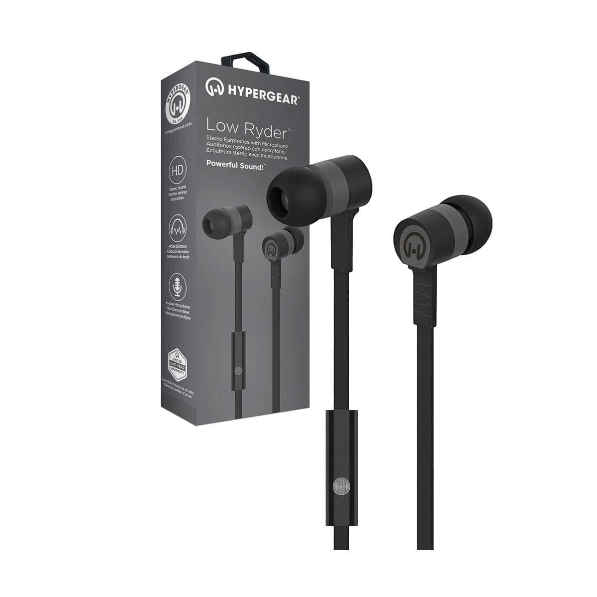 HyperGear Low Ryder Headphones Hands Libres Black