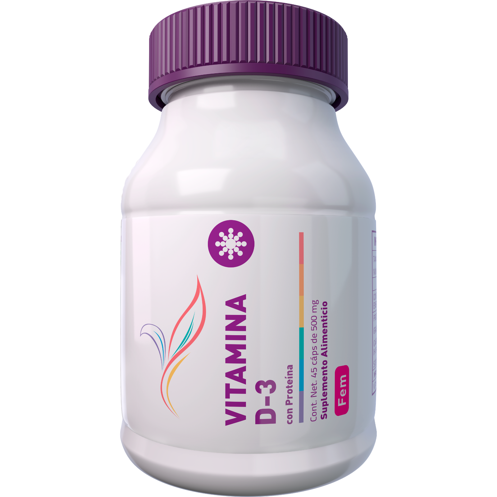 Vitamin D3 45 Capsules 500 mg