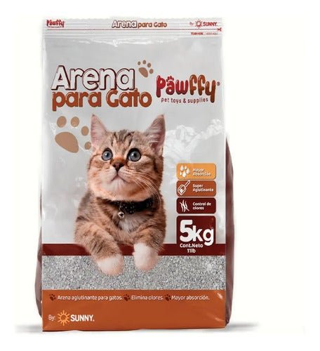 Litter for Cat Pawffy without Scent 5 Kg