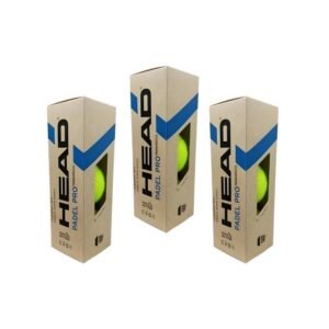 Pack 3 botes 3 pelotas Head Padel Pro Presureless