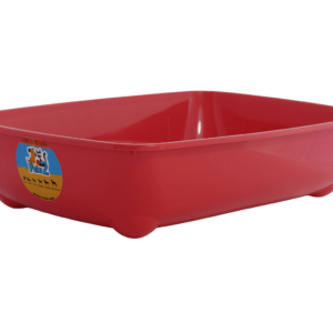 Litter Box Medium Cat Abierto Durable Plastic Belga Pelu2