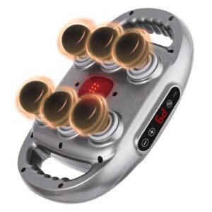 Massage Gun YUDSKU Gray with 6 Cabezas & 9 Modos Ajustables for Body Completo