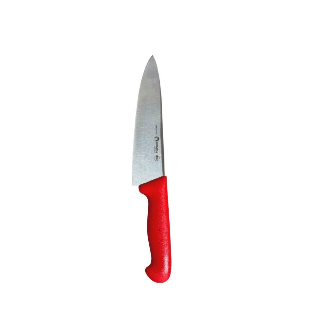 Knife for chef Red 8 inch Shorbull